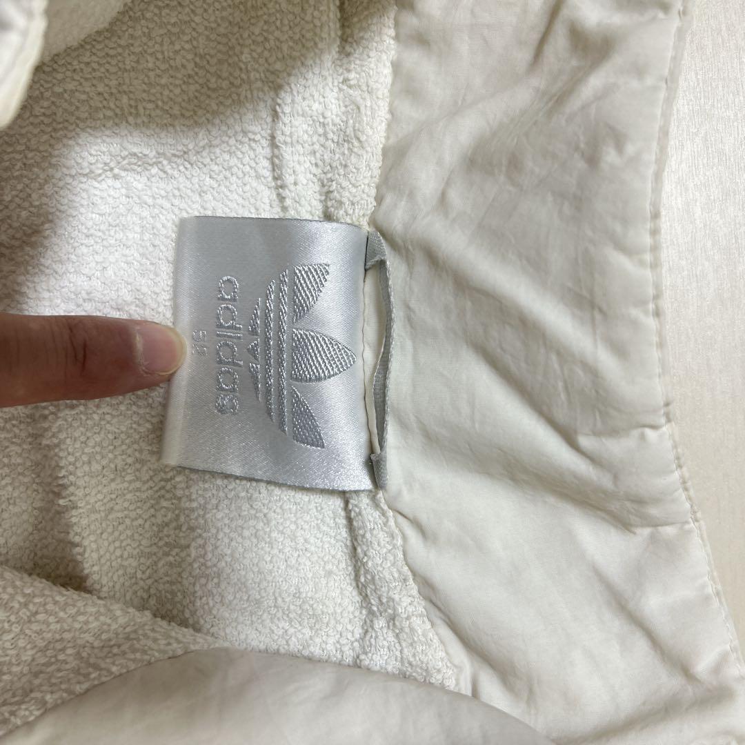 90s adidas ステファンエドバーグ ウィンドブレーカー L 白 青 - メルカリ