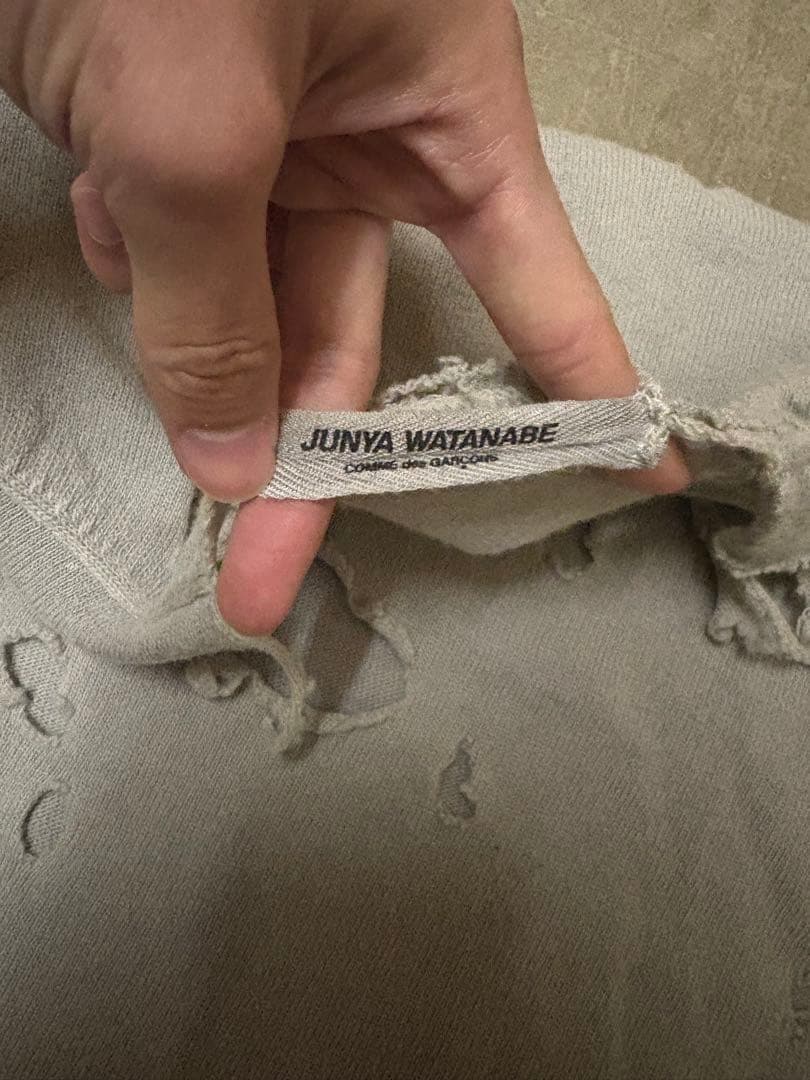 JUNYA WATANABE コムデギャルソン ダメージ加工 ボロニット 00s