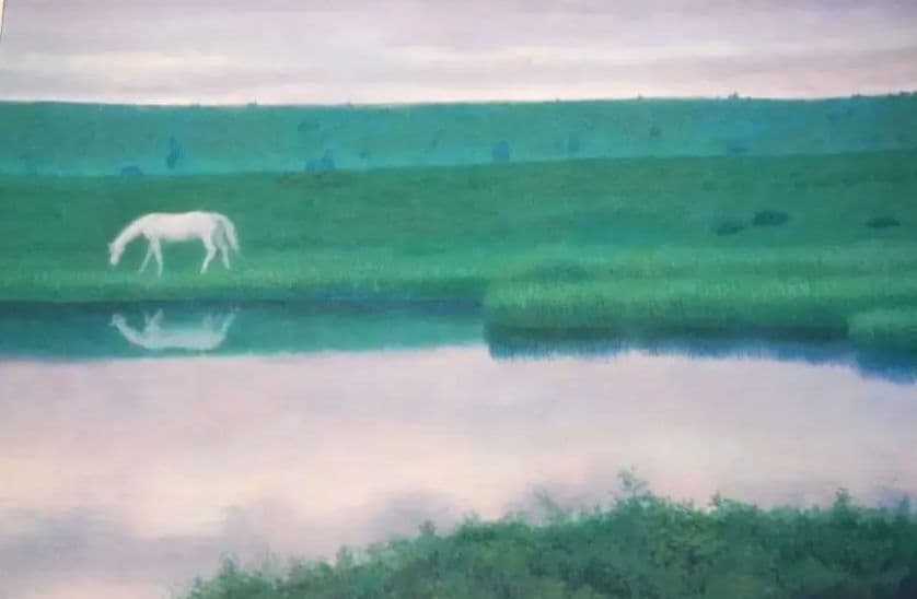 東山魁夷 「白馬幻想」箱入アートシート　作品集　全18作品 コレクション展 第Ⅲ期 | 展覧会 | 長野県立美術館