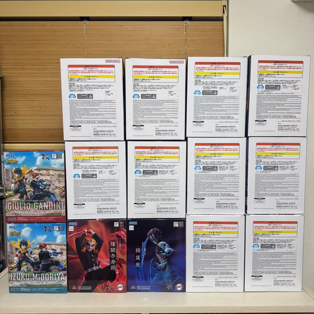 12体まとめ売り】鬼滅の刃／ドラゴンボール／NARUTO／銀魂／ヒロアカ