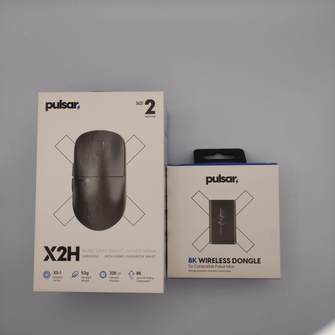美品】 Pulsar X2H v3 Medium Black 8Kドングル付 - メルカリ