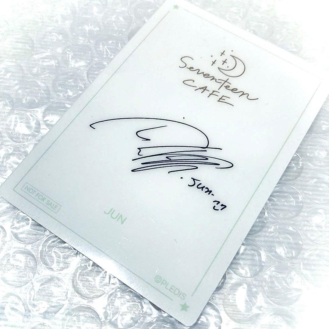 SEVENTEEN セブチカフェ 特典 ジュン トレカ 文俊辉 ラントレ 睡衣