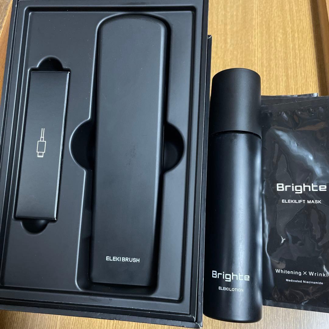Bright美顔器☆エレキローション(化粧水)☆薬用シートマスク6枚セット Amazon.co.jp: Brighte(ブライト) ELEKI LIFT (美顔器/EMS/フェイス