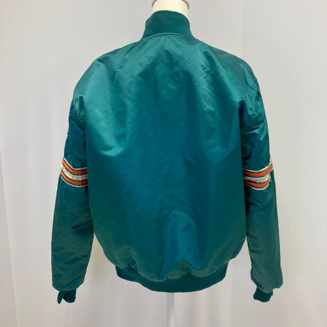 STARTER 90s USA製 NFL マイアミドルフィンズ スタジャン L - メルカリ