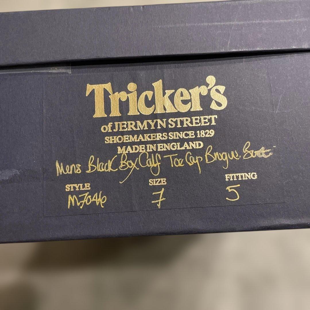 ✴︎トリッカーズ　Tricker's カントリーブーツ　25.5cm