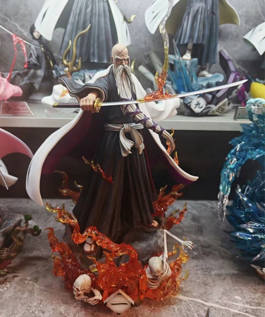 BLEACH 山本元柳齋重國 ガレージキット ガレキ スタチュー① ブリーチ BLEACH 山本元柳斎重國 護廷十三隊 ガレージキット