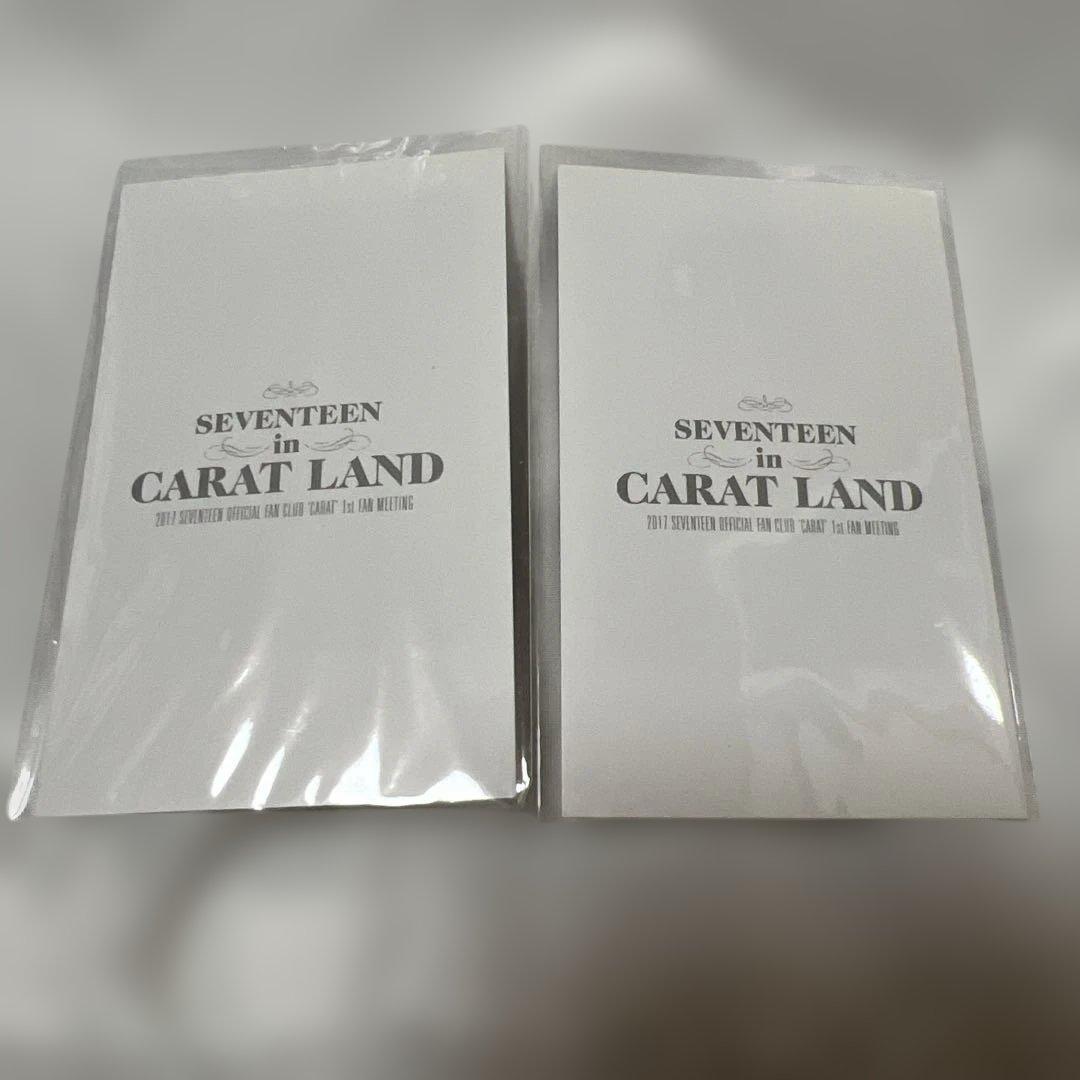 SEVENTEEN CARATLAND 2017 フォトカード ジョンハン - メルカリ