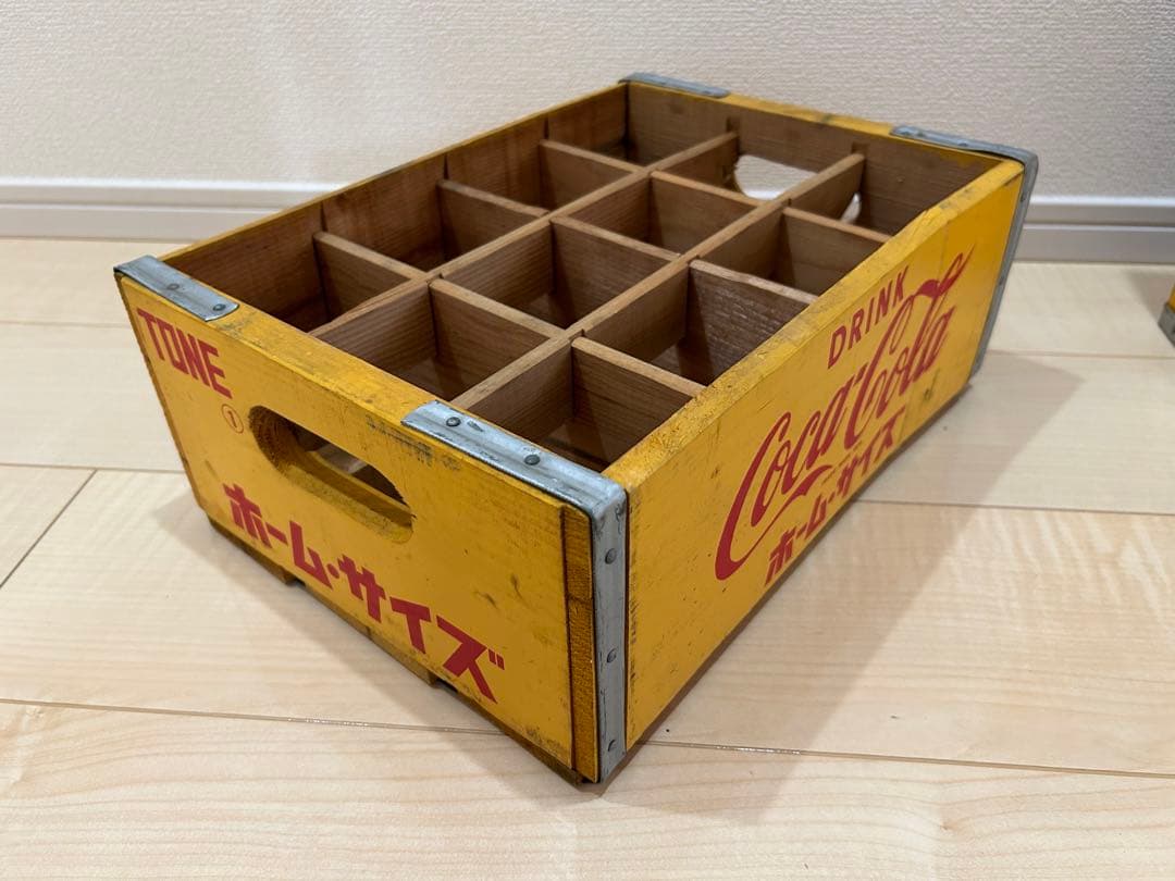 コカコーラ木箱2つセット - メルカリ