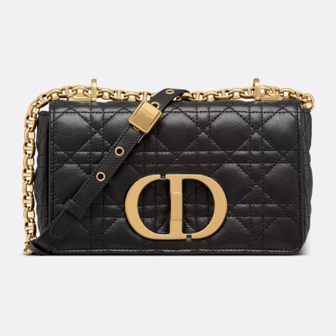 Dior Caro スモール ブラック ディオール カロ ショルダーバッグ