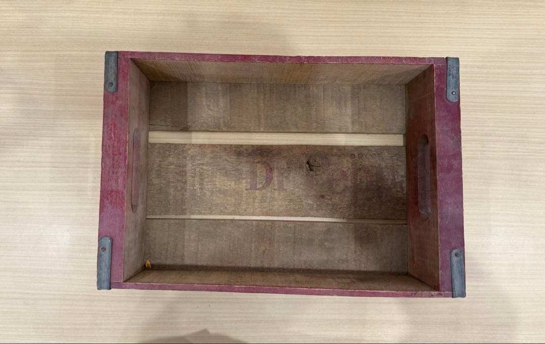 値下げしました‼️ドクターペッパー 木箱ビンテージ アンティークDr.pepper