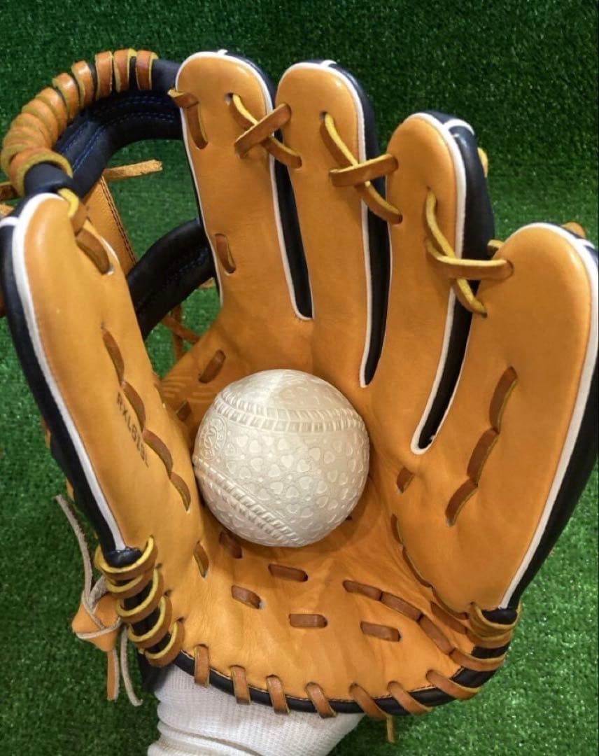 美品】ウィルソン 一般軟式用 内野手用 グラブ RXL619L マルチカラー