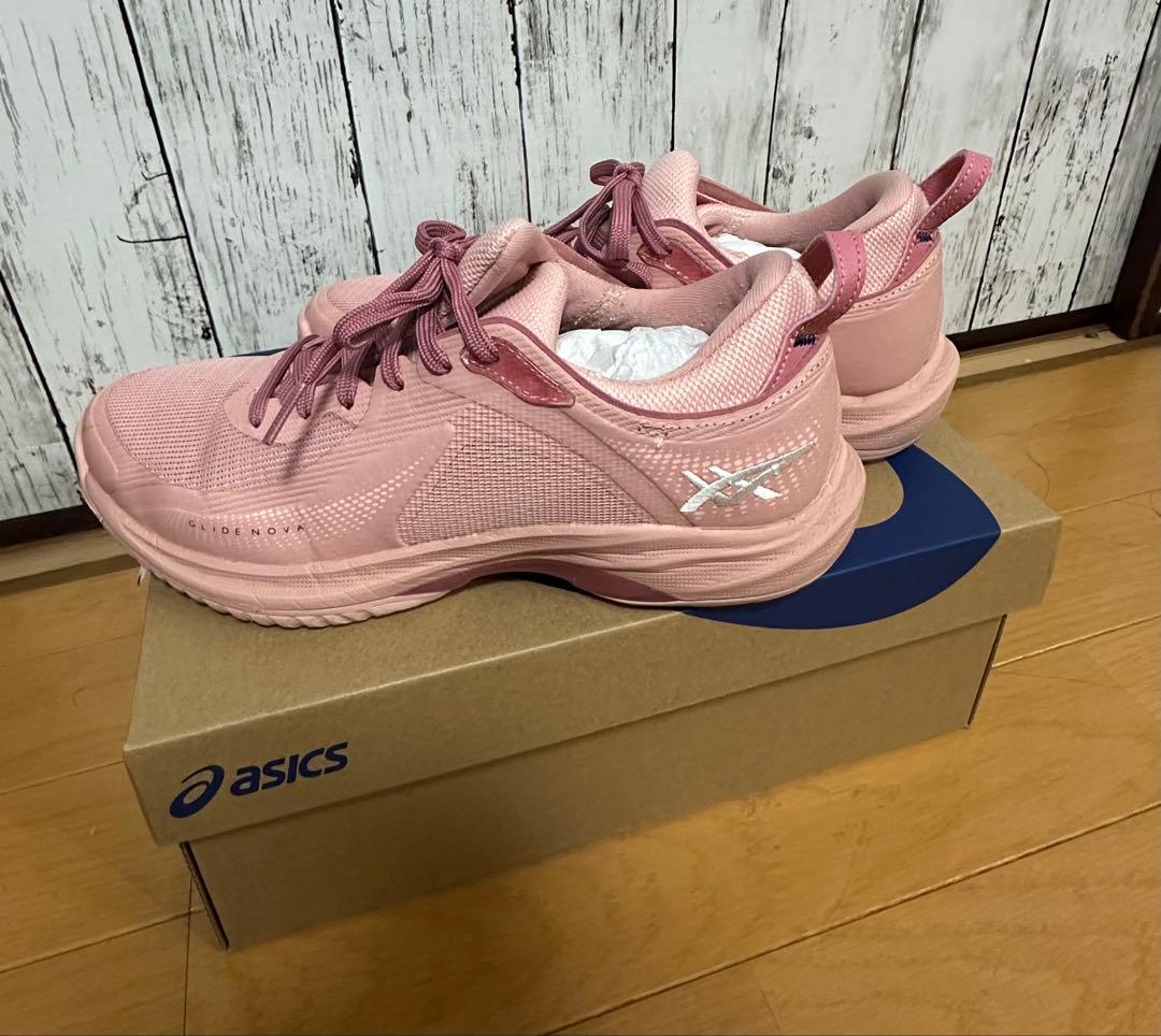 アシックスGLIDE NOVA FF 4 24.5cm ピンク美品