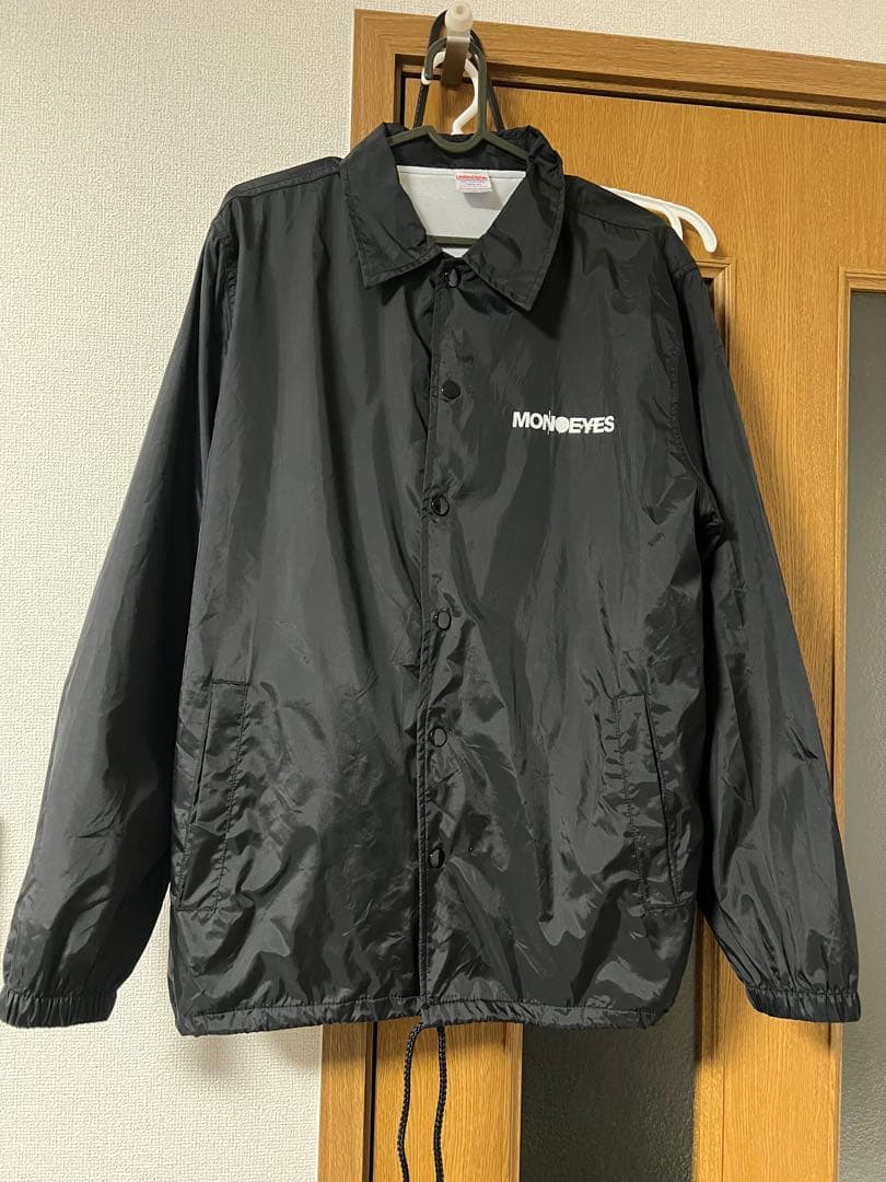 MONOEYES ＋ELLEGARDENブラック ナイロンコーチジャケット - メルカリ