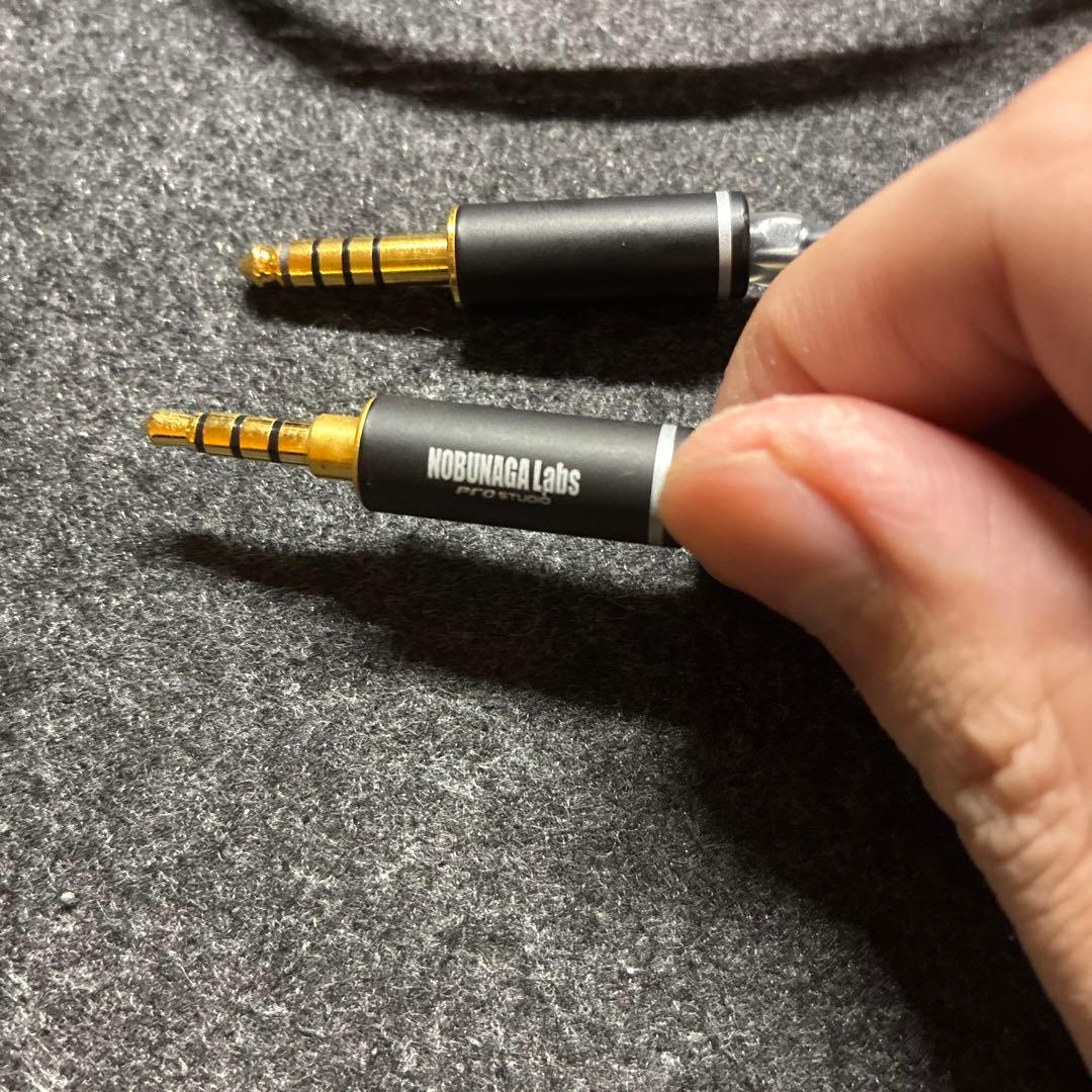 NOBUNAGA Labs ヘッドホンケーブル 3.5mm 4.4mm
