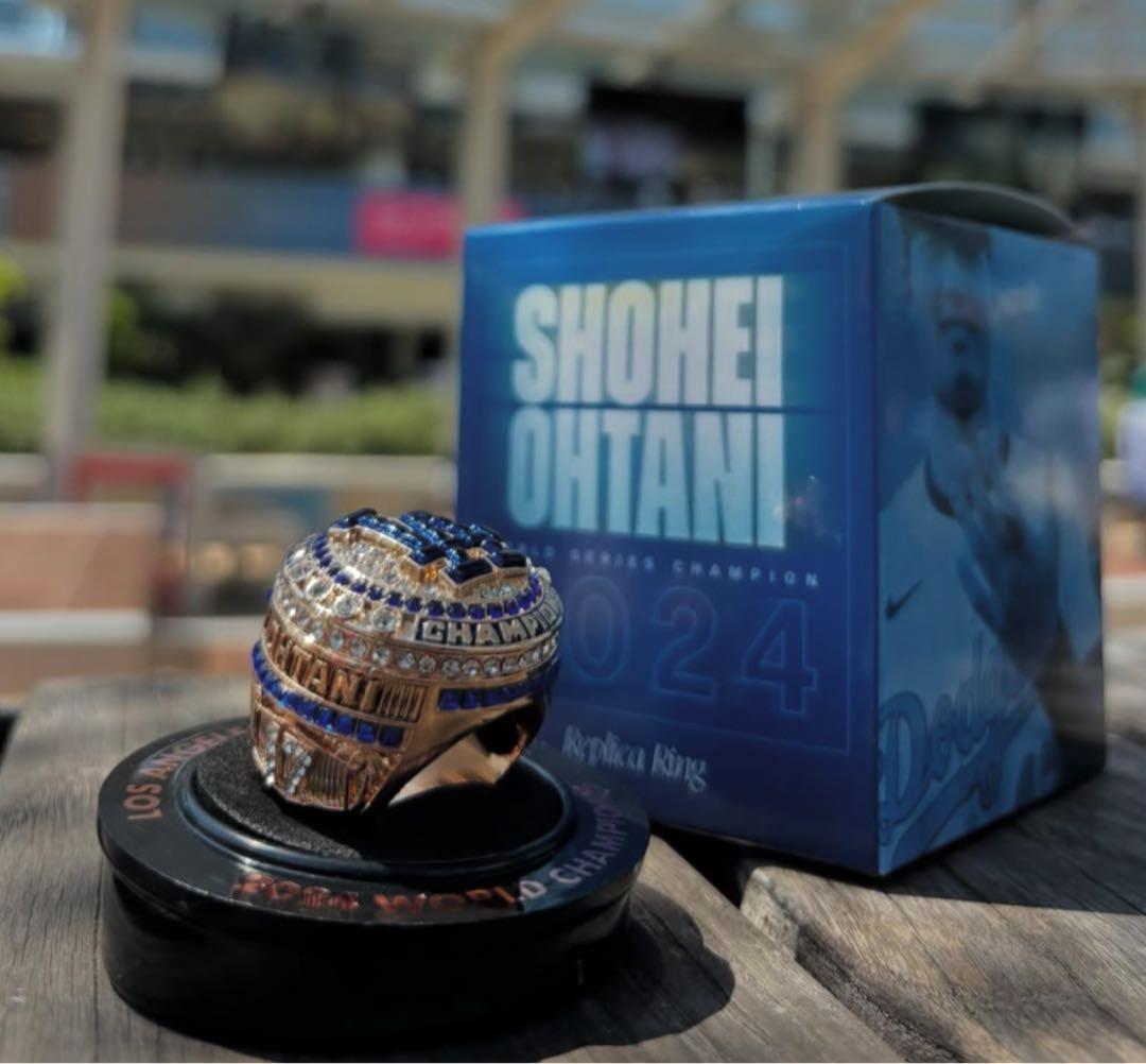 大谷翔平 ワールドチャンピオン リング 来場者限定 スタジアム配布