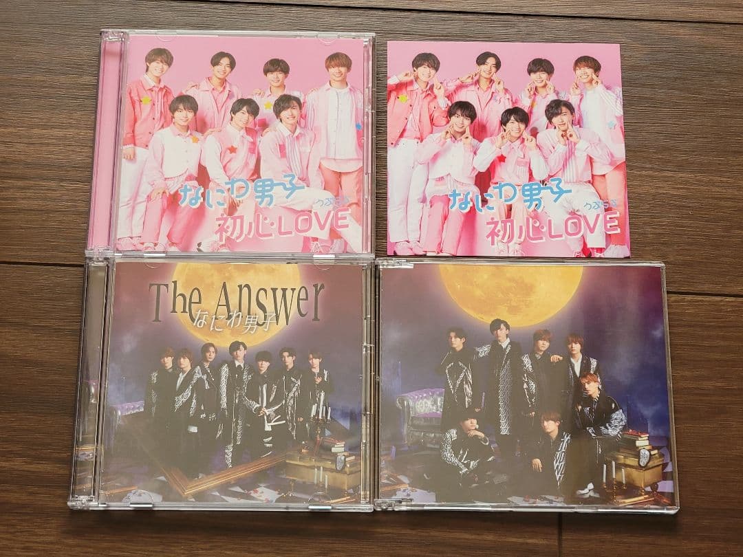 特典付き】なにわ男子 CD DVD 3形態 クリアソロカード まとめ売り