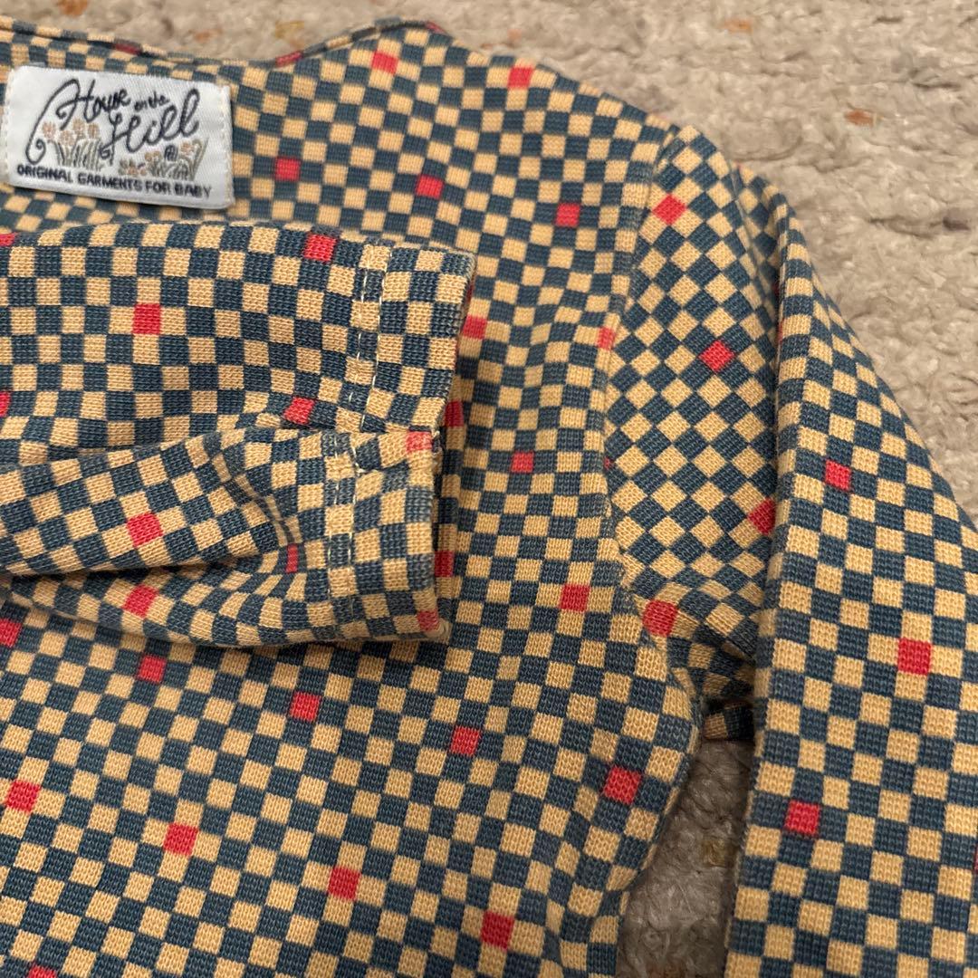 k*k様 House on the hill ロンパース& ボンネット Chec - メルカリ