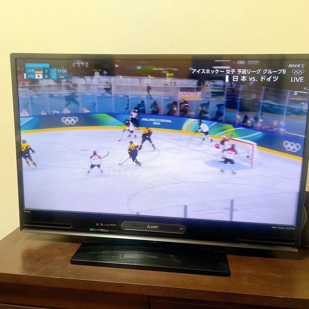 最終値下げ】三菱電機 液晶カラーテレビ（DVD内蔵） - メルカリ