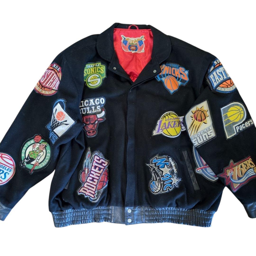 激レア 90s NBA リミテッド ジェフ・ハミルトン レザージャケット