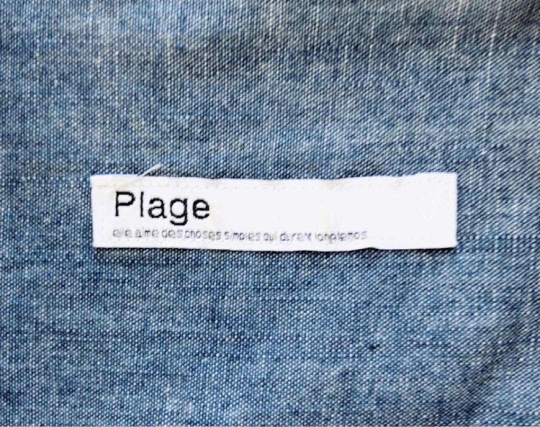 プラージュ☆ダンガリーシャツ☆デニム☆ブルー☆コットン☆シャンブレー