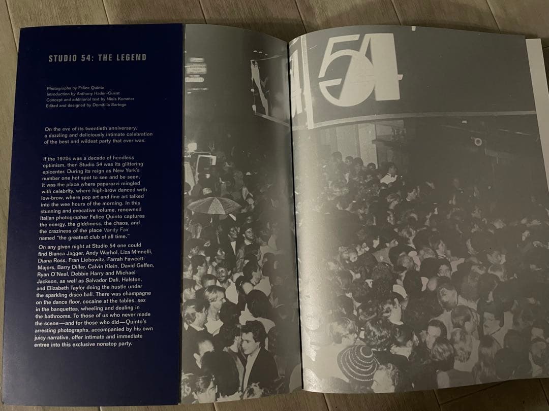 THE LEGEND Studio 54 写真集