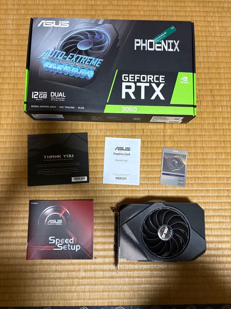ASUS GeForce RTX 3060 12GB 箱付き Amazon | ASUSTek RTX NVIDIA 3060 搭載 デュアルファンモデル 12G