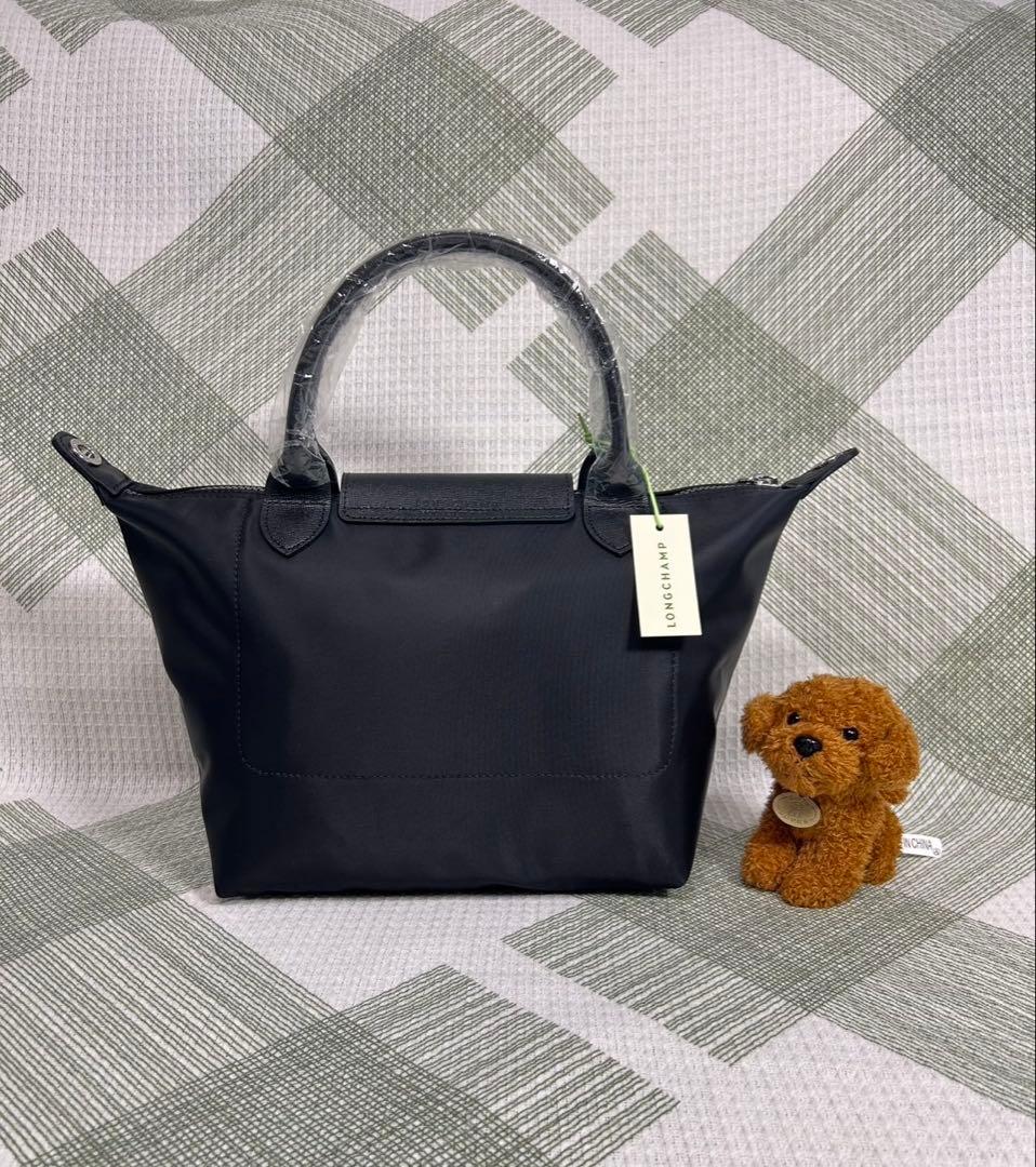 《LONGCHAMP》プリアージュ トップハンドバッグ　S/ブラック