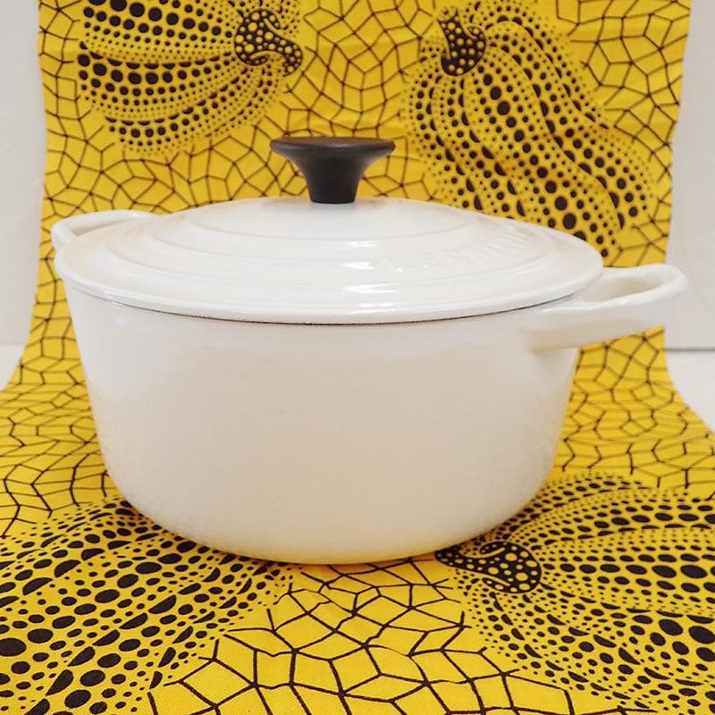 ☆887 ル・クルーゼ ココットロンド 20cm ホワイト - メルカリ