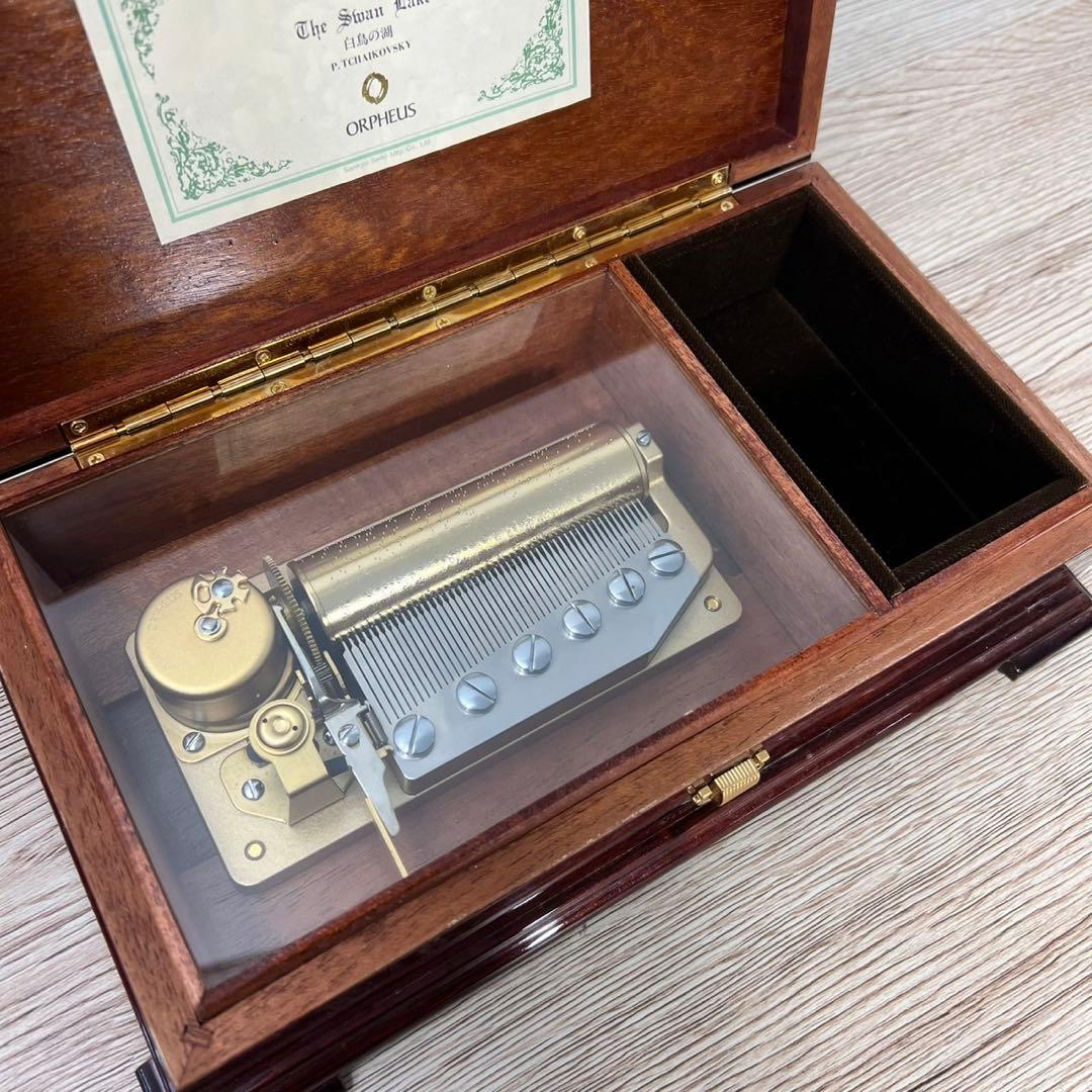 ORPHEUS 木製オルゴール SANKYO マホガニー オルフェウス C99 SANKYO