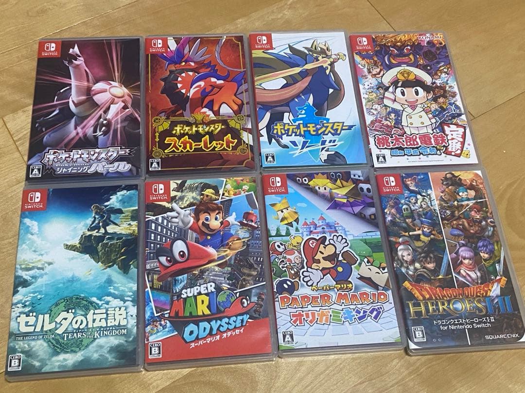Switch ドラゴンクエストヒーロー1.2 ポケモン他 まとめて8本セット
