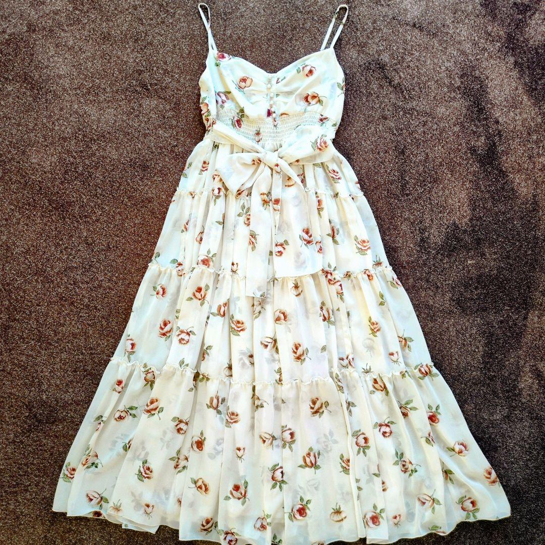 希少✨ジーザスディアマンテ カリブマキシワンピース バルドー薔薇柄