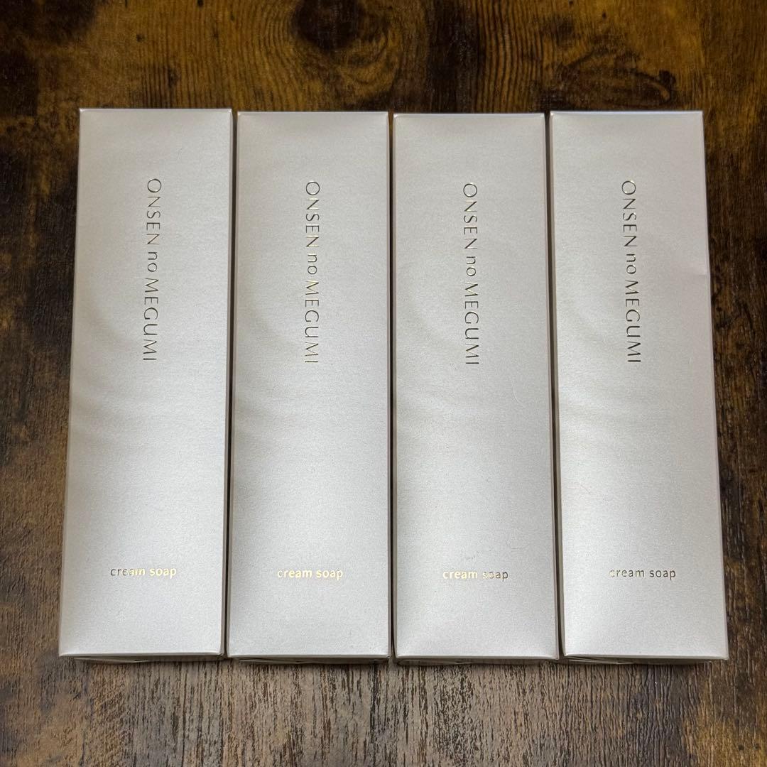 イオン化粧品 温泉の恵みクリームソープ 4個セット クリームソープ | ONSEN no MEGUMI