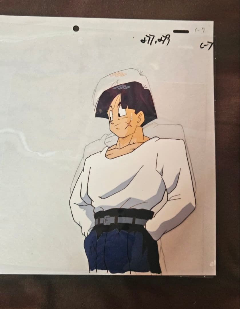 貴重】ドラゴンボール【ヤムチャ】セル画 動画 原画(UV額縁付き