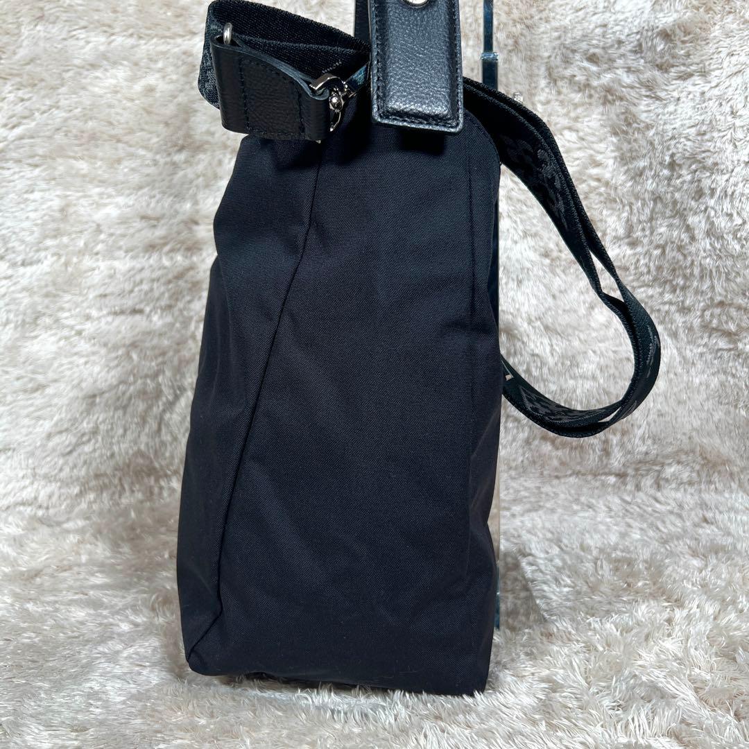 極美品　ラシット 《WEB限定》コーデュラナイロン　2WAYミニトート　ブラック