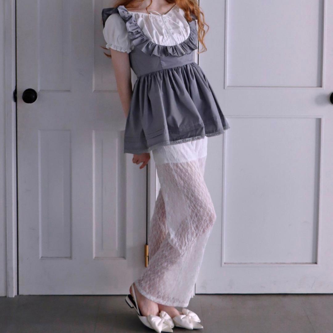 あ*あ様 【mieya mieya】PETIT APLON TOP 翌日発送可