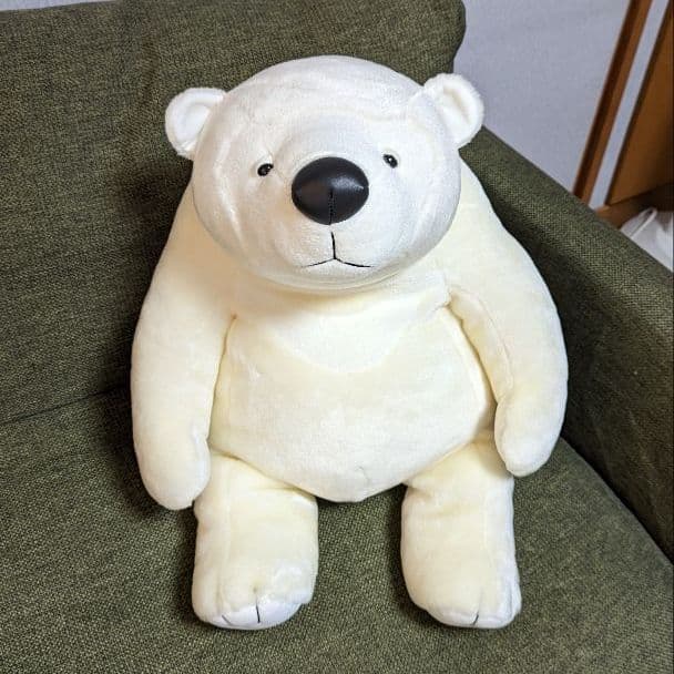 マレーちゃん 白 LL サイズ モンスイユ ぬいぐるみ 人形 くま クマ 熊