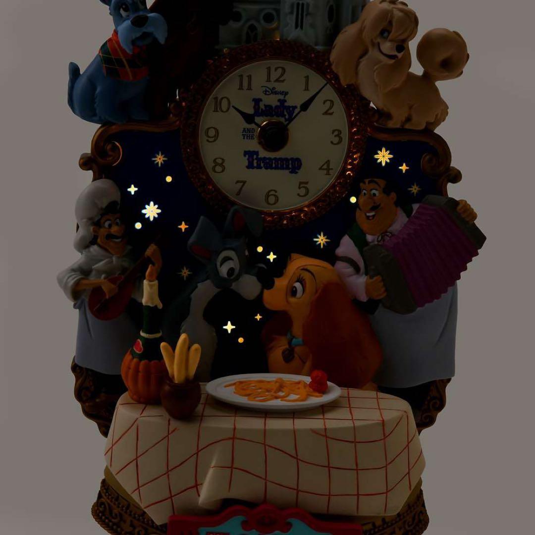 わんわん物語 時計 ライトアップ LADY AND THE TRAMP 70TH - メルカリ