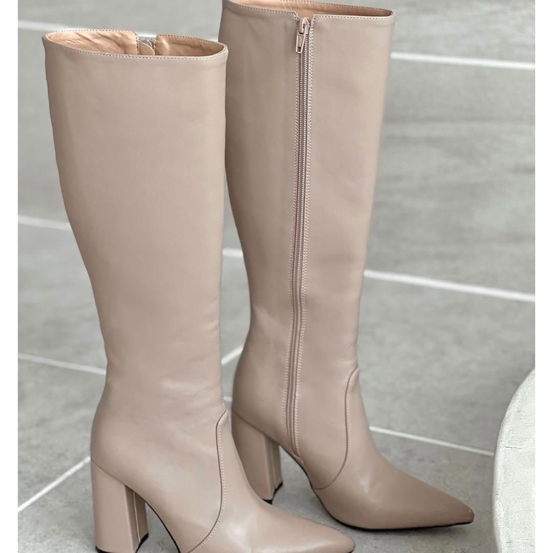 QUNG ラパンストレートロングブーツ 22.5cm - メルカリ