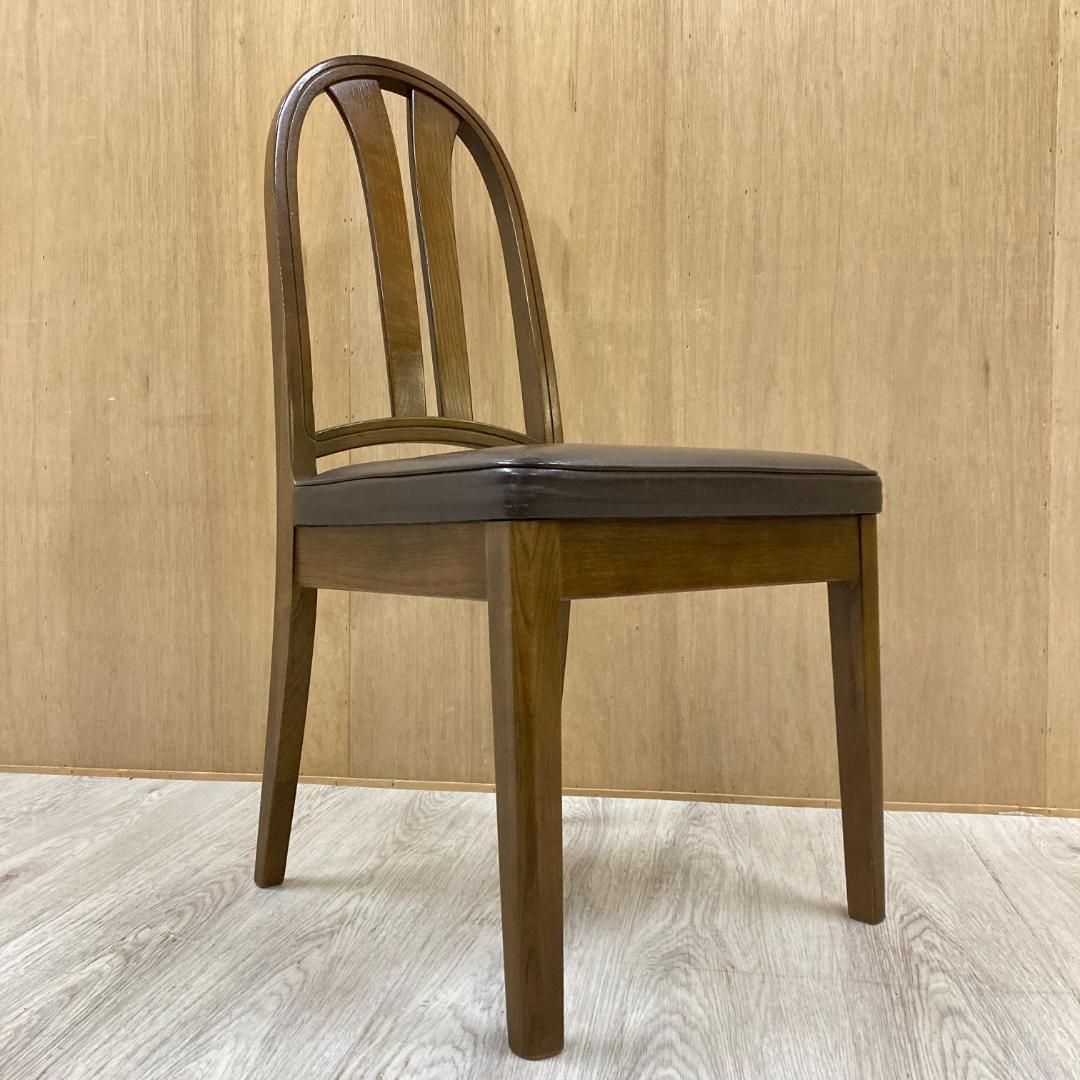 飛騨産業】HIDA キツツキ ダイニングチェア 椅子 革張り A