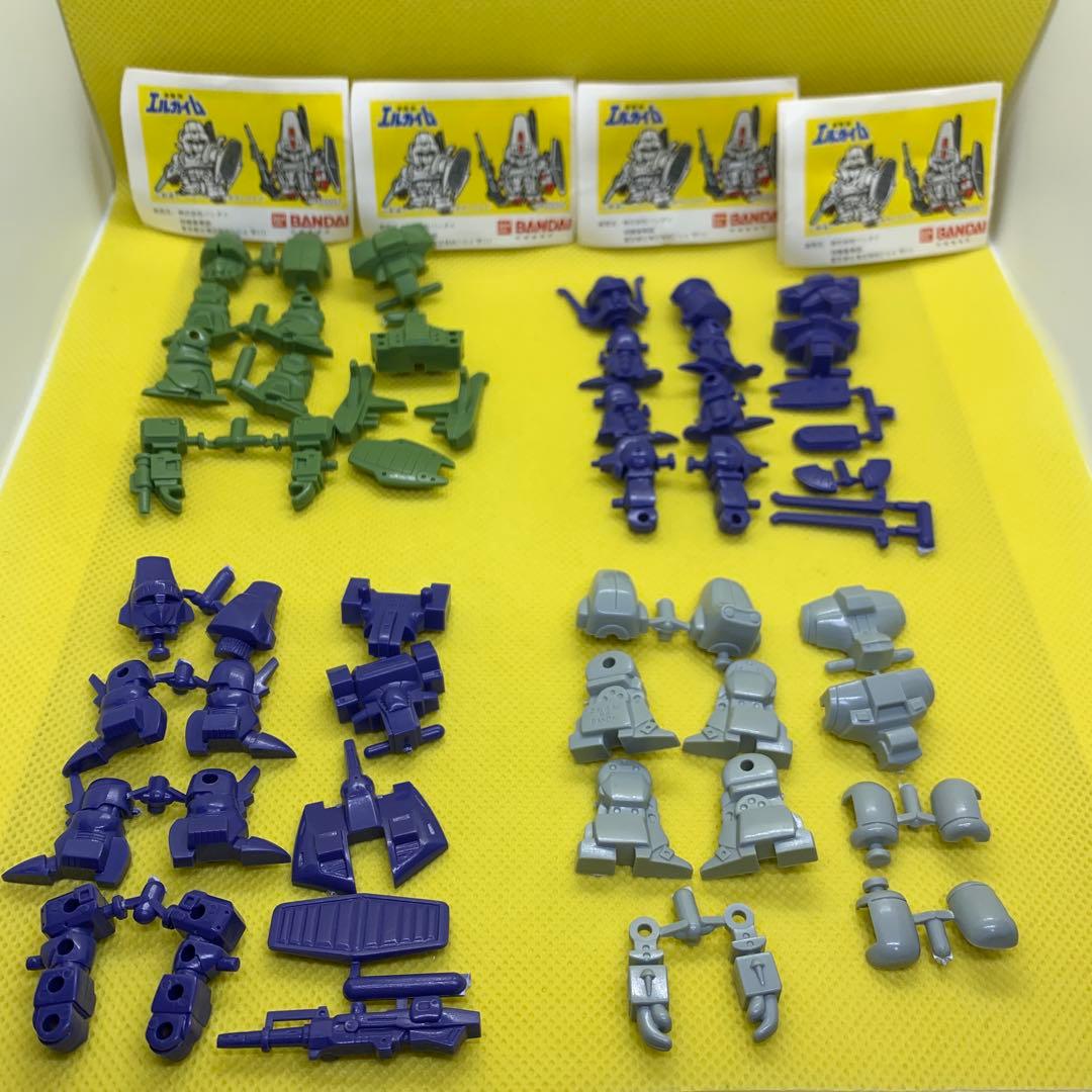 ☆レトロエルガイムガチャプラモデル未組立品全8種コンプセット