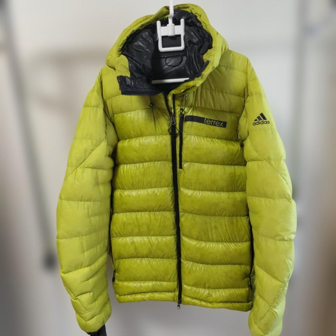 adidas terrex メンズダウンジャケット サイズXO - メルカリ