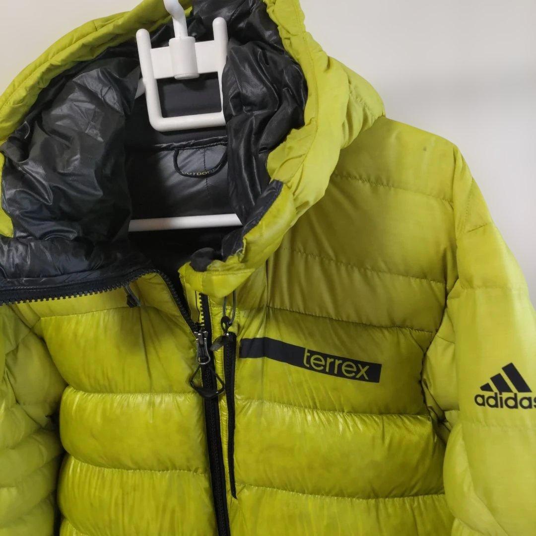 adidas terrex メンズダウンジャケット サイズXO - メルカリ