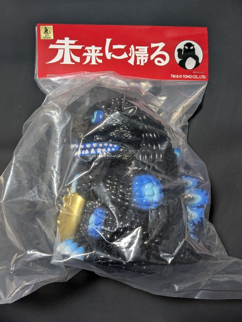 未来に帰る 招きゴジラ 青 ソフビ ワンフェス WF2026W GODZILLA - メルカリ