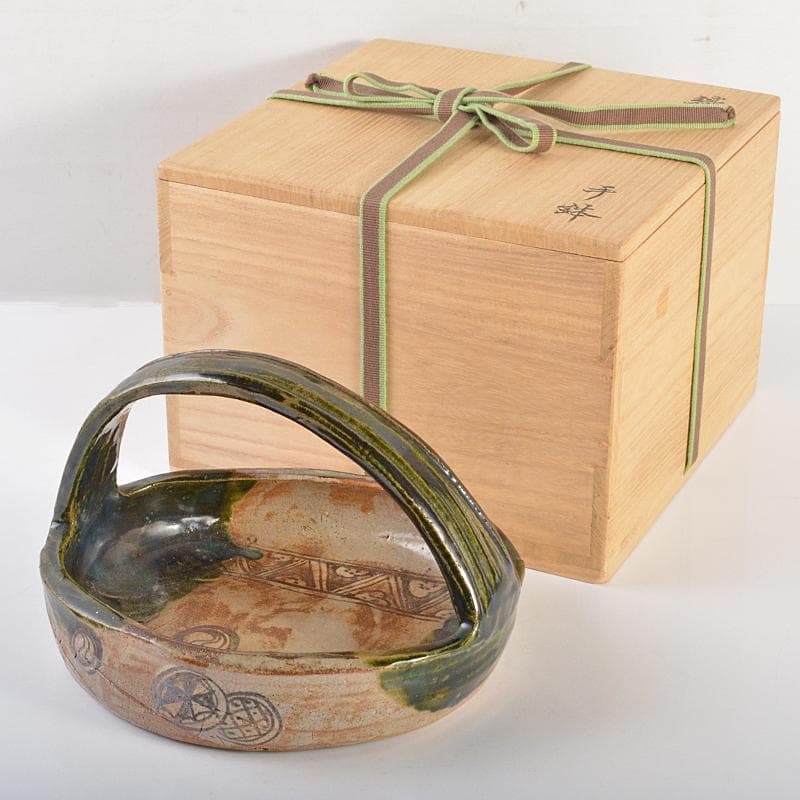 北大路魯山人作 織部焼 手鉢 黒田陶々庵識箱 M R6736 - メルカリ