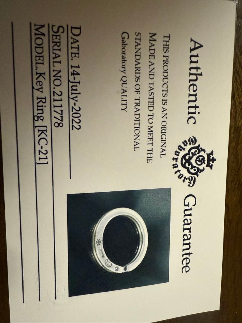 gaboratory 1/8 ナックルダスター キーリング 925 - メルカリ