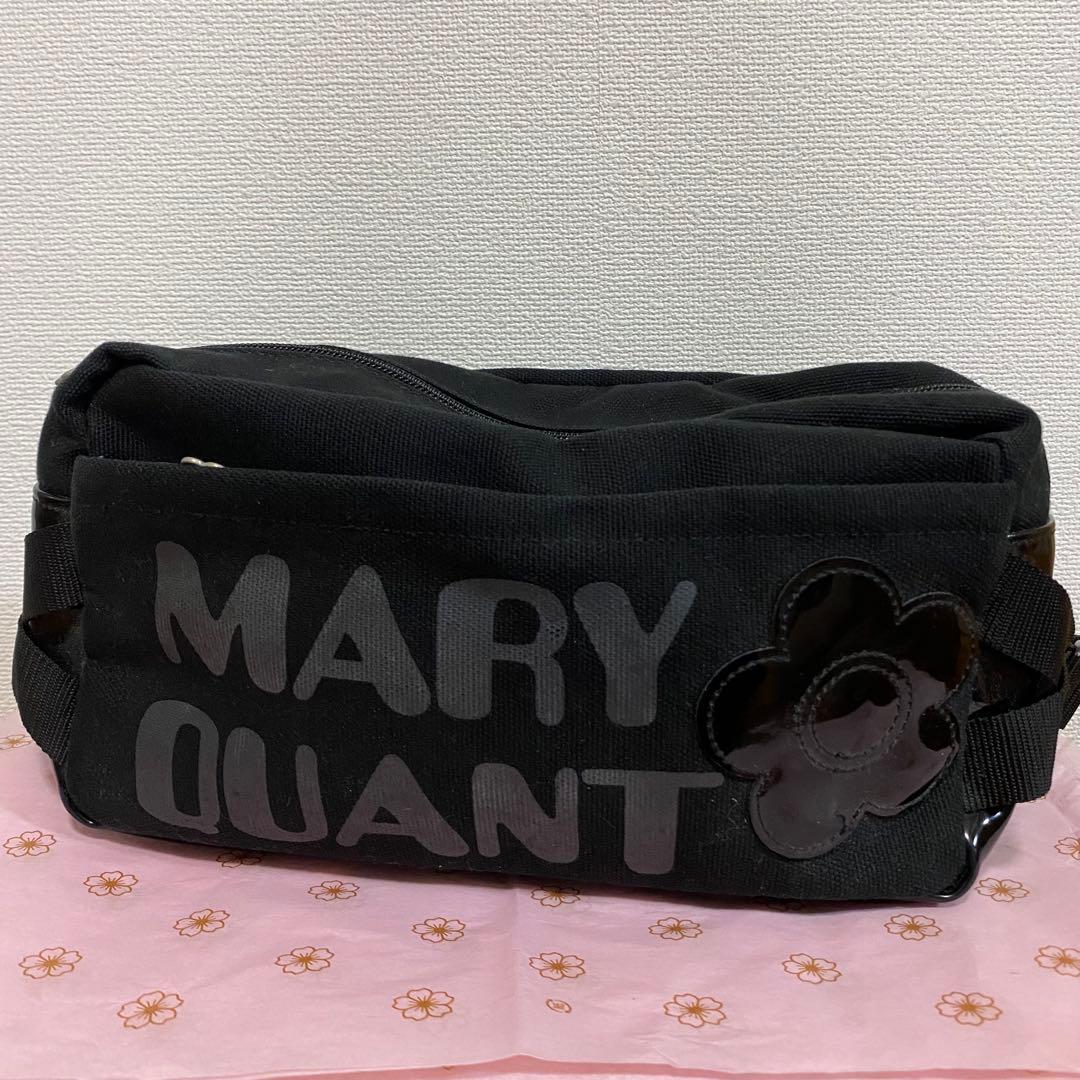 MARY QUANT ボディバッグ 黒 - メルカリ