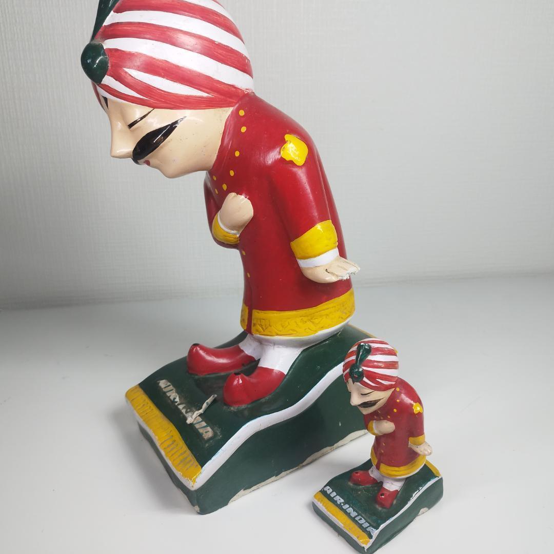 マハラジャ Air India インド航空 ビンテージ 70's 置物 hAT4 - メルカリ