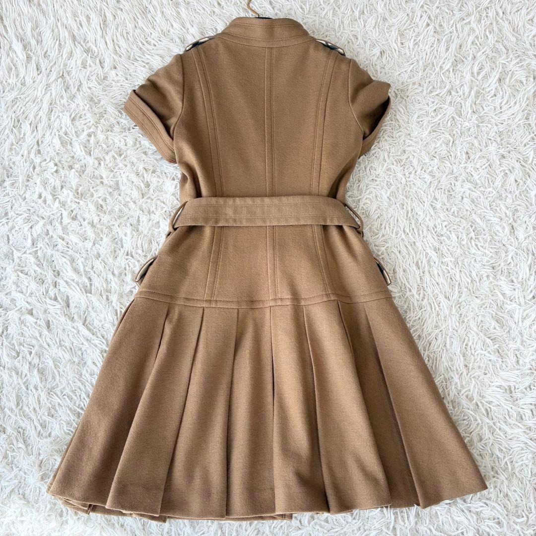 バーバリーブルーレーベル ウール ワンピース コート ノバチェック