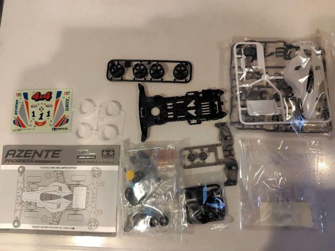アゼンテプログレスミニ四駆絶版アバンテア前テAZENTE