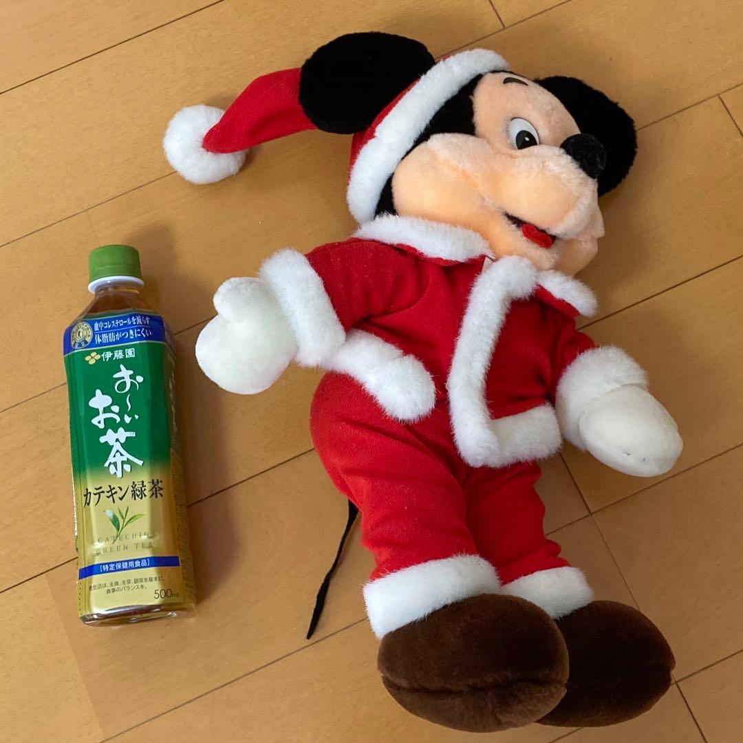 Disney ☆ ミッキーマウス サンタ ぬいぐるみ レトロ 希少 - メルカリ